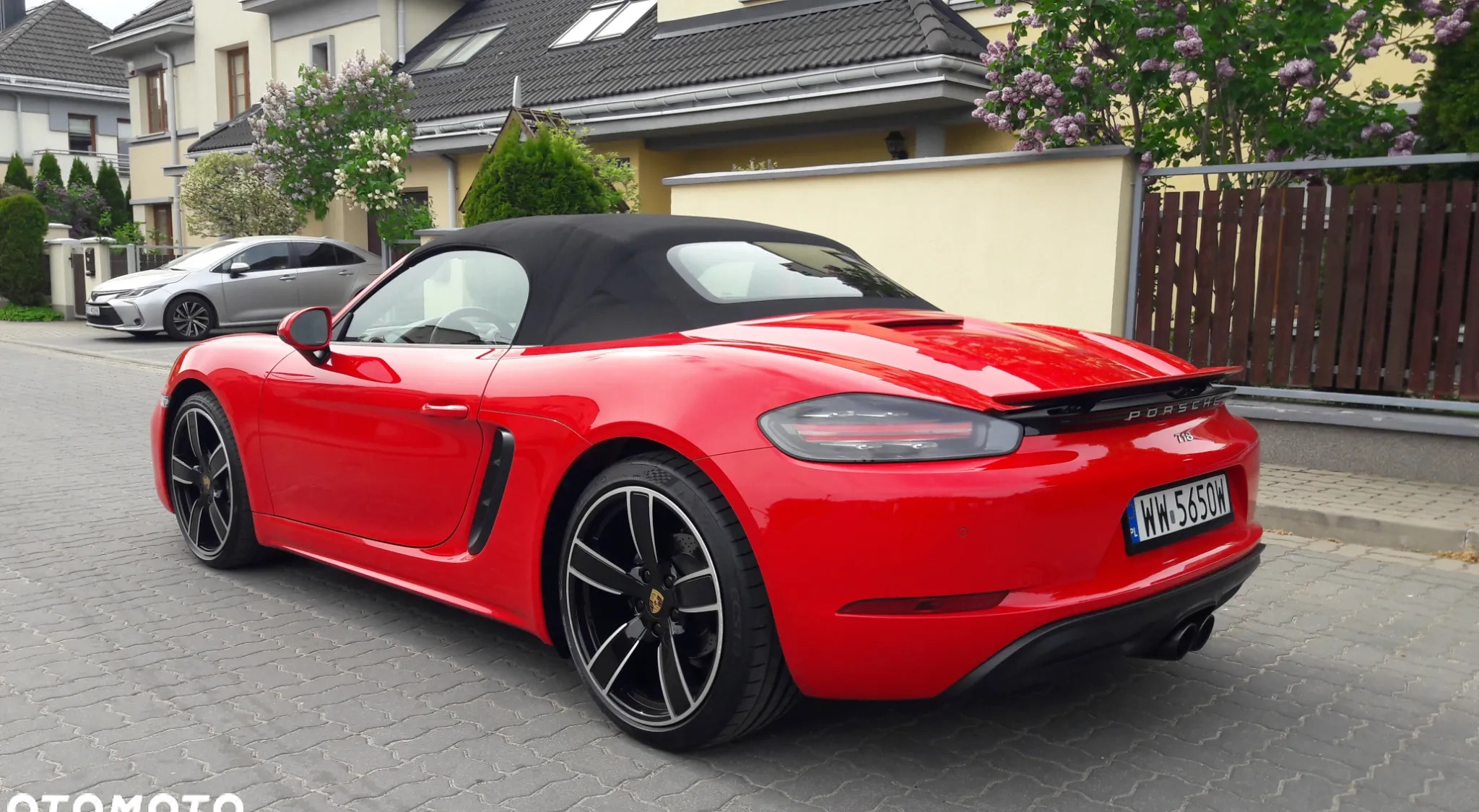 Porsche 718 Boxster cena 265000 przebieg: 58000, rok produkcji 2017 z Warszawa małe 529